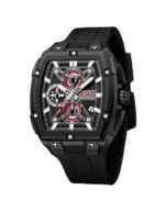 ⁦Montre Homme MINI FOCUS MF0602G Chronographe Carré – Tout Noir⁩ - الصورة ⁦3⁩