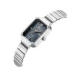 ⁦Montre Femme NAVIFORCE NF5050 Rectangulaire – Argentée, Cadran Bleu⁩ - الصورة ⁦2⁩