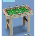 ⁦Baby-foot en bois 6 barres – 69 × 37 × 65 cm⁩ - الصورة ⁦4⁩