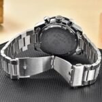 ⁦Montre Homme BENYAR 5175 Chronographe – Cadran Noir à Accents Dorés, Acier⁩ - الصورة ⁦2⁩