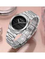 ⁦Montre Femme MINI FOCUS MF0611L – Argentée, Cadran Noir⁩ - الصورة ⁦2⁩