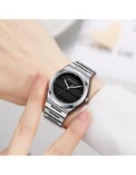 ⁦Montre Femme MINI FOCUS MF0611L – Argentée, Cadran Noir⁩ - الصورة ⁦4⁩