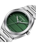 ⁦Montre Femme MINI FOCUS MF0611L – Argentée, Cadran Vert⁩ - الصورة ⁦3⁩