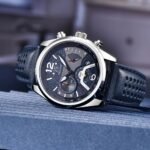 ⁦Montre Homme BENYAR 5272 Multifonction – Cadran Bleu, Bracelet Perforé Bleu⁩ - الصورة ⁦3⁩