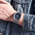 ⁦Montre Homme BENYAR 5187 Chronographe – Cadran Bleu, Acier⁩ - الصورة ⁦4⁩