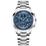 ⁦Montre Homme BENYAR 5210 Chronographe – Cadran Bleu, Acier⁩ - الصورة ⁦2⁩
