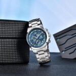 ⁦Montre Homme BENYAR 5210 Chronographe – Cadran Bleu, Acier⁩ - الصورة ⁦3⁩
