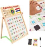 ⁦Tableau en bois double face – magnétique et effaçable⁩ - الصورة ⁦3⁩