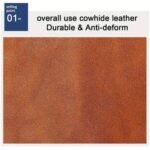 ⁦Porte-Cartes Anti-RFID à Éjection – Cognac⁩ - الصورة ⁦4⁩