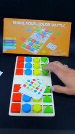 Jeu d'association formes et couleurs en bois