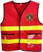 ⁦Costume de pompier pour enfant – gilet et accessoires⁩ - الصورة ⁦3⁩