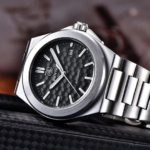 ⁦Montre Homme BENYAR 5219 Automatique – Cadran Noir, Acier, 50 m⁩ - الصورة ⁦5⁩