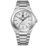⁦Montre Homme BENYAR 5219 Automatique – Cadran Blanc, Acier, 50 m⁩ - الصورة ⁦4⁩