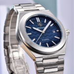 ⁦Montre Homme BENYAR 5219 Automatique – Cadran Bleu, Acier, 50 m⁩ - الصورة ⁦3⁩