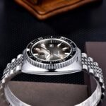 ⁦Montre Homme BENYAR 5211 Automatique – Cadran Beige, Acier, 50 m⁩ - الصورة ⁦4⁩