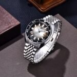⁦Montre Homme BENYAR 5211 Automatique – Cadran Noir, Acier, 50 m (Jubilé)⁩ - الصورة ⁦2⁩