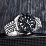 ⁦Montre Homme BENYAR 5211 Automatique – Cadran Noir, Acier, 50 m⁩ - الصورة ⁦3⁩