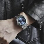 ⁦Montre Homme BENYAR 5176 Automatique – Cadran Bleu, Verre Vert, Acier⁩ - الصورة ⁦4⁩