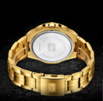 ⁦Montre Homme MINI FOCUS MF0613 Multifonction – Doré, Cadran Blanc⁩ - الصورة ⁦7⁩