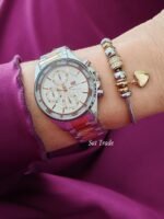 ⁦Montre Femme MINI FOCUS MF0615 Chronographe – Bicolore Or et Argent⁩ - الصورة ⁦3⁩