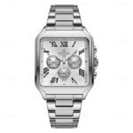 ⁦Montre Homme REWARD RD812265 Chronographe Rectangulaire – Cadran Blanc, Chiffres Romains⁩ - الصورة ⁦2⁩