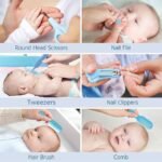 ⁦Trousse de soin bébé – 7 pièces (bleu)⁩ - الصورة ⁦3⁩