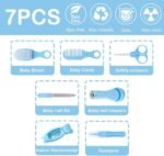 ⁦Trousse de soin bébé – 7 pièces (bleu)⁩ - الصورة ⁦5⁩