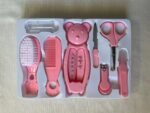 Trousse de soin bébé – 7 pièces (rose)