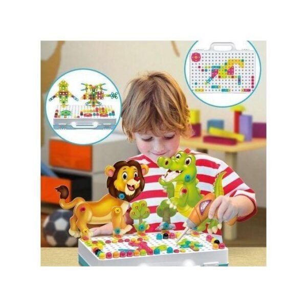 Creative Portable Box 4 en 1 – mosaïque avec perceuse