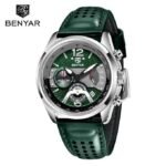 ⁦Montre Homme BENYAR 5171 Style Militaire – Vert⁩ - الصورة ⁦2⁩