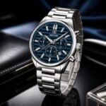 ⁦Montre Homme BENYAR 5214 Chronographe – Cadran Bleu, Acier⁩ - الصورة ⁦2⁩