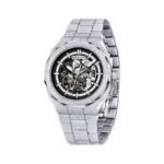 ⁦Montre Homme BENYAR 5212 Automatique Squelette – Argenté et Noir, 41 mm⁩ - الصورة ⁦3⁩