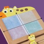 ⁦Tableau à dessin en bois – Girafe⁩ - الصورة ⁦4⁩