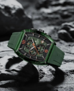 ⁦Montre Homme NAVIFORCE NF6101 Chronographe Tonneau – Vert⁩ - الصورة ⁦2⁩