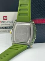 ⁦Montre Femme NAVIFORCE NF7124 Carrée – Verte⁩ - الصورة ⁦2⁩