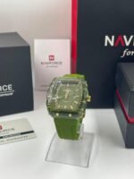 ⁦Montre Femme NAVIFORCE NF7124 Carrée – Verte⁩ - الصورة ⁦5⁩