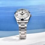 ⁦Montre Homme BENYAR 5208 Automatique – Cadran Blanc, Acier, 10 ATM⁩ - الصورة ⁦3⁩
