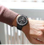 ⁦Montre Homme CURREN 8481 Chronographe – Tout Noir, Bracelet Acier Noir⁩ - الصورة ⁦2⁩