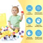 ⁦Matching Eggs – 26 œufs alphabet et couleurs⁩ - الصورة ⁦5⁩