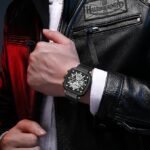 ⁦Montre Homme REWARD RD831509 Chronographe Carré – Tout Noir, Silicone⁩ - الصورة ⁦3⁩