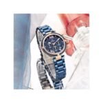 ⁦Montre Femme REWARD RD63084 Chronographe – Acier Bleu, Or Rose⁩ - الصورة ⁦2⁩