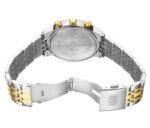 ⁦Montre Homme MINI FOCUS MF0282 Chronographe – Bicolore Or et Argent, Cadran Blanc⁩ - الصورة ⁦5⁩