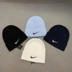 Bonnet Mixte Nike – Maille Côtelée, Swoosh Brodé, 4 Coloris
