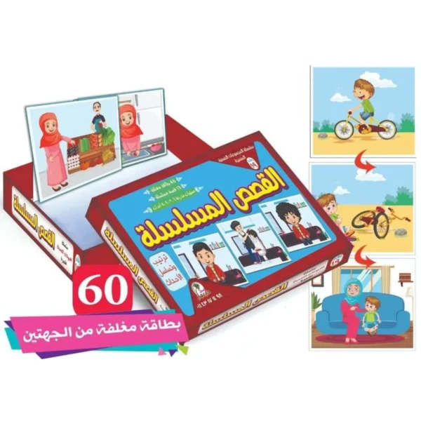 بطاقات تعليمية للأطفال – قصص متسلسلة