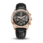 Montre Homme BENYAR 5171 Style Militaire – Boîtier Or Rose, Bracelet Noir