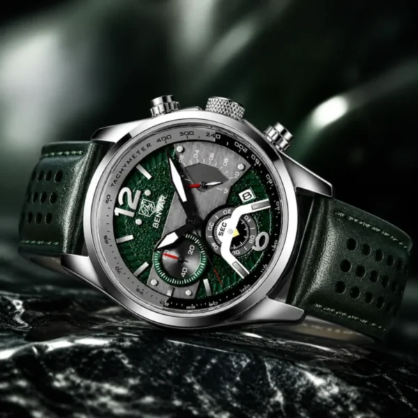 Montre Homme BENYAR 5171 Style Militaire – Vert