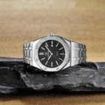 Montre Homme BENYAR 5156 Chronographe – Cadran Noir, Bracelet Acier Intégré