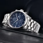 Montre Homme BENYAR 51087 Chronographe – Cadran Bleu, Bracelet Acier