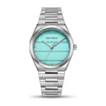 Montre Femme MINI FOCUS MF0611L – Argentée, Cadran Turquoise