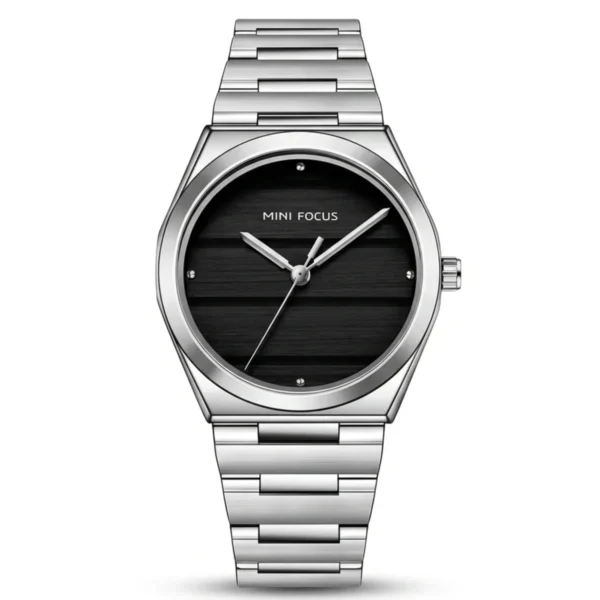 Montre Femme MINI FOCUS MF0611L – Argentée, Cadran Noir